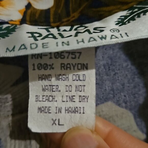 TWO PALMS MADE HAWAII SHIRT XL - Picture 3 of 6